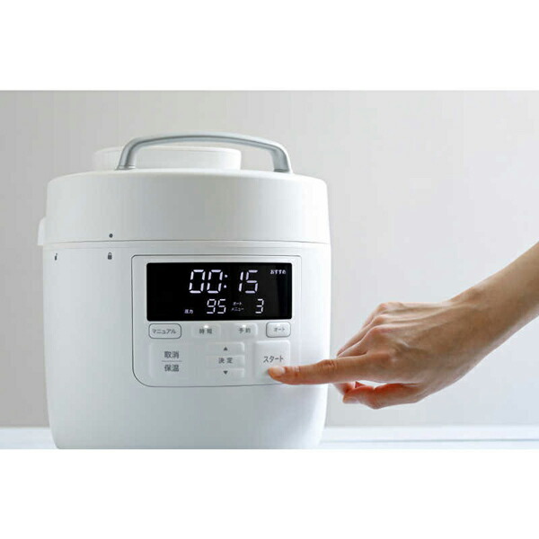 電気圧力鍋 おうちシェフ PRO Mタイプ ホワイト siroca SP