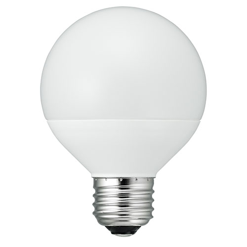 ホーム :: Products :: 【10個セット】 YAZAWA G70ボール形LED 40W相当 E26L色 LDG4LG70X10